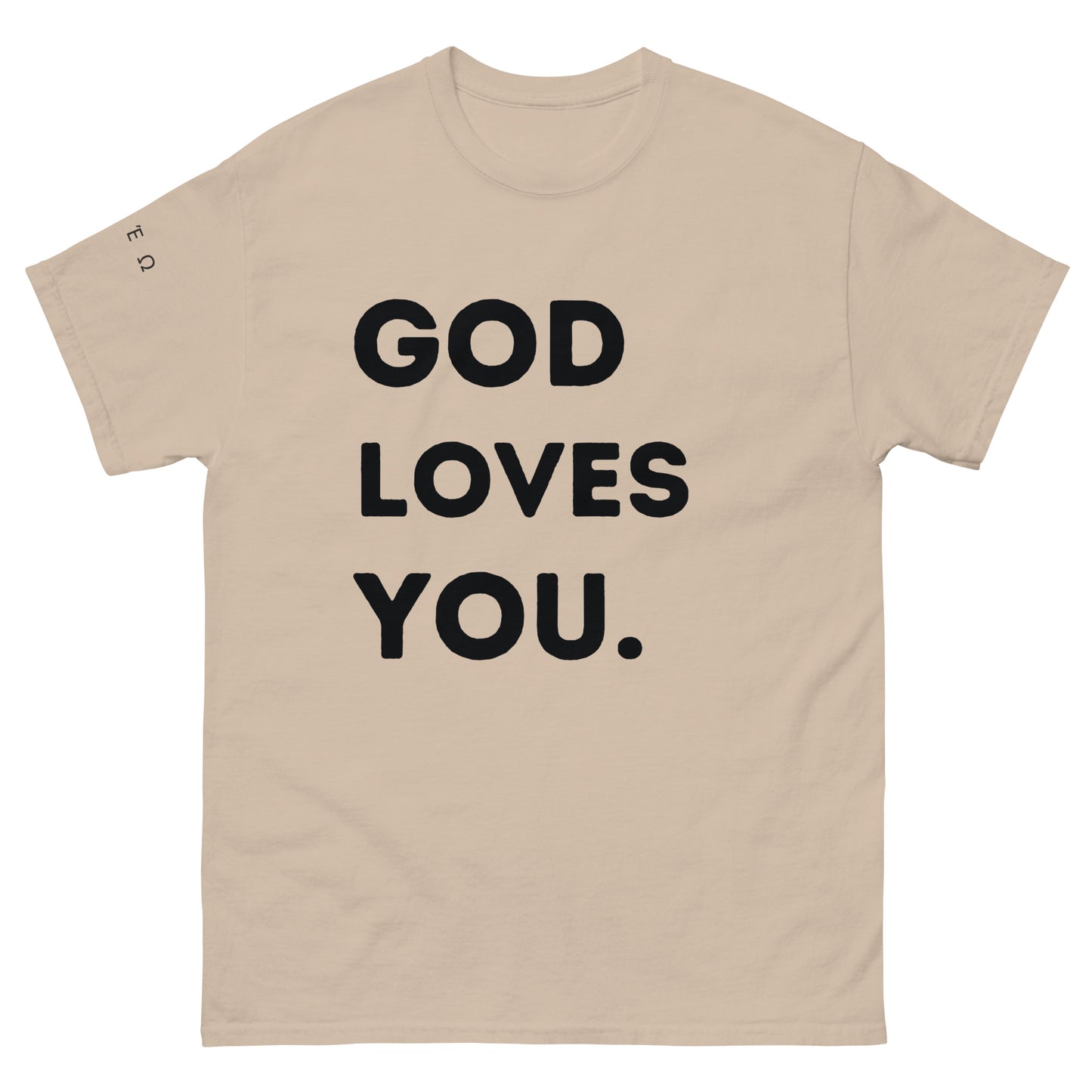 Men's God Loves You.