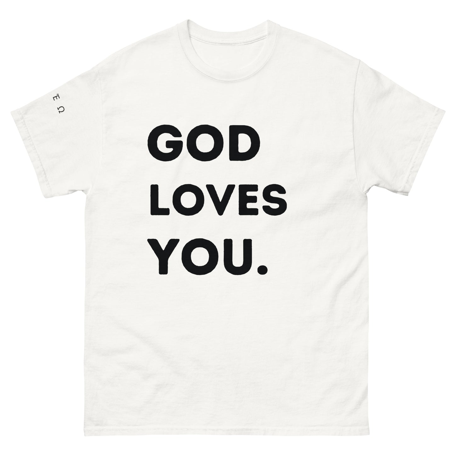 Men's God Loves You.