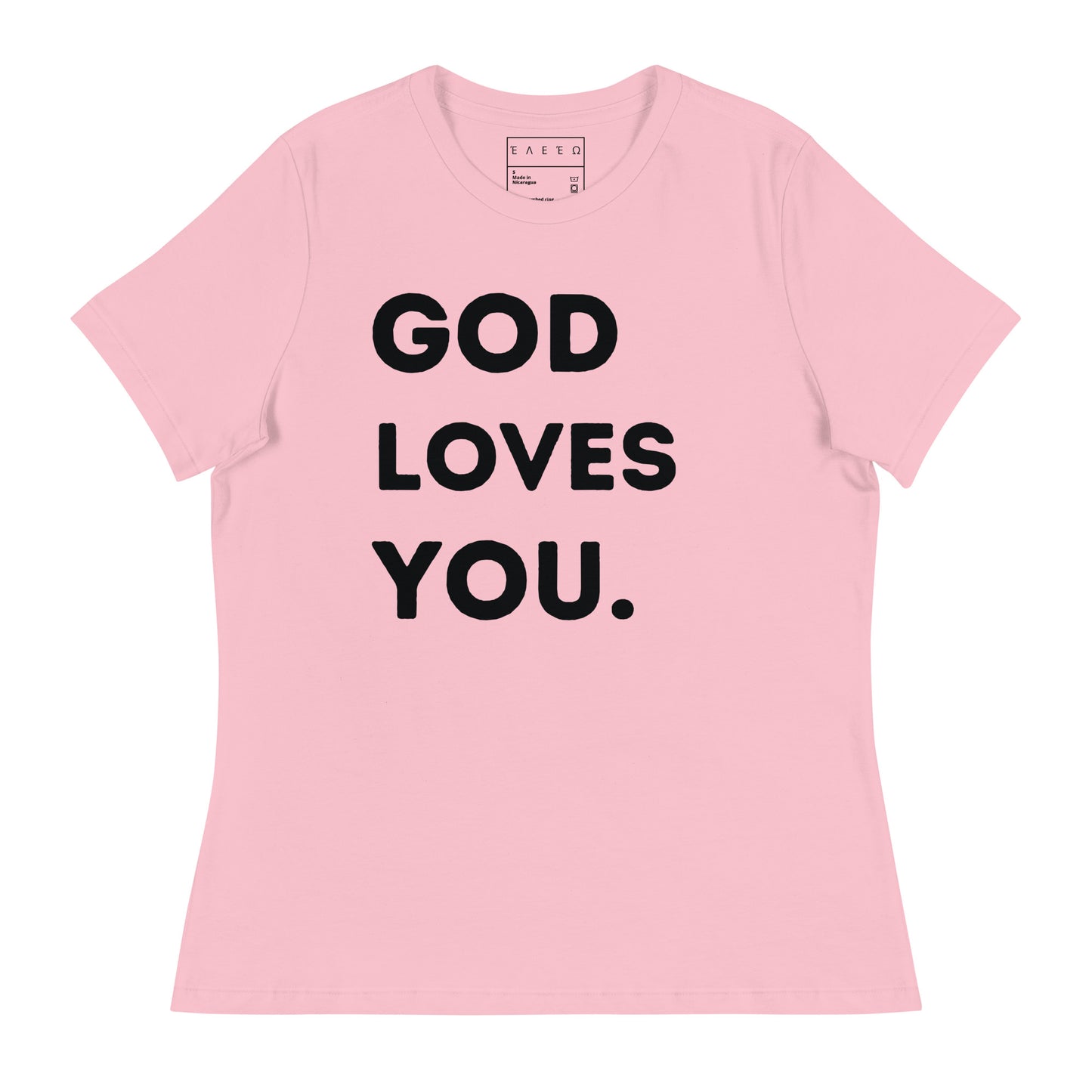 Women's Fitted God Loves You.