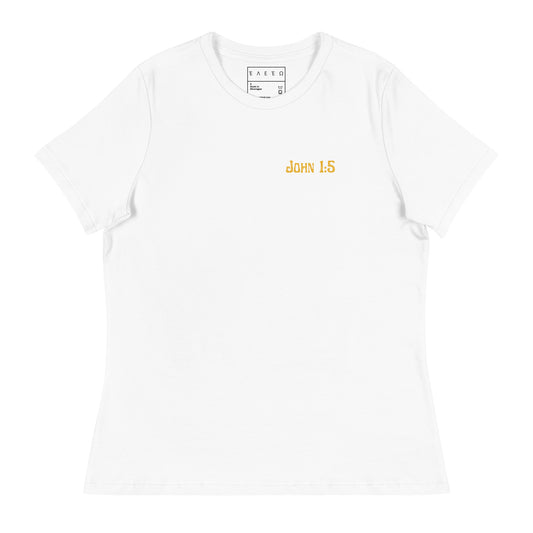 Women's Fitted John 1:5